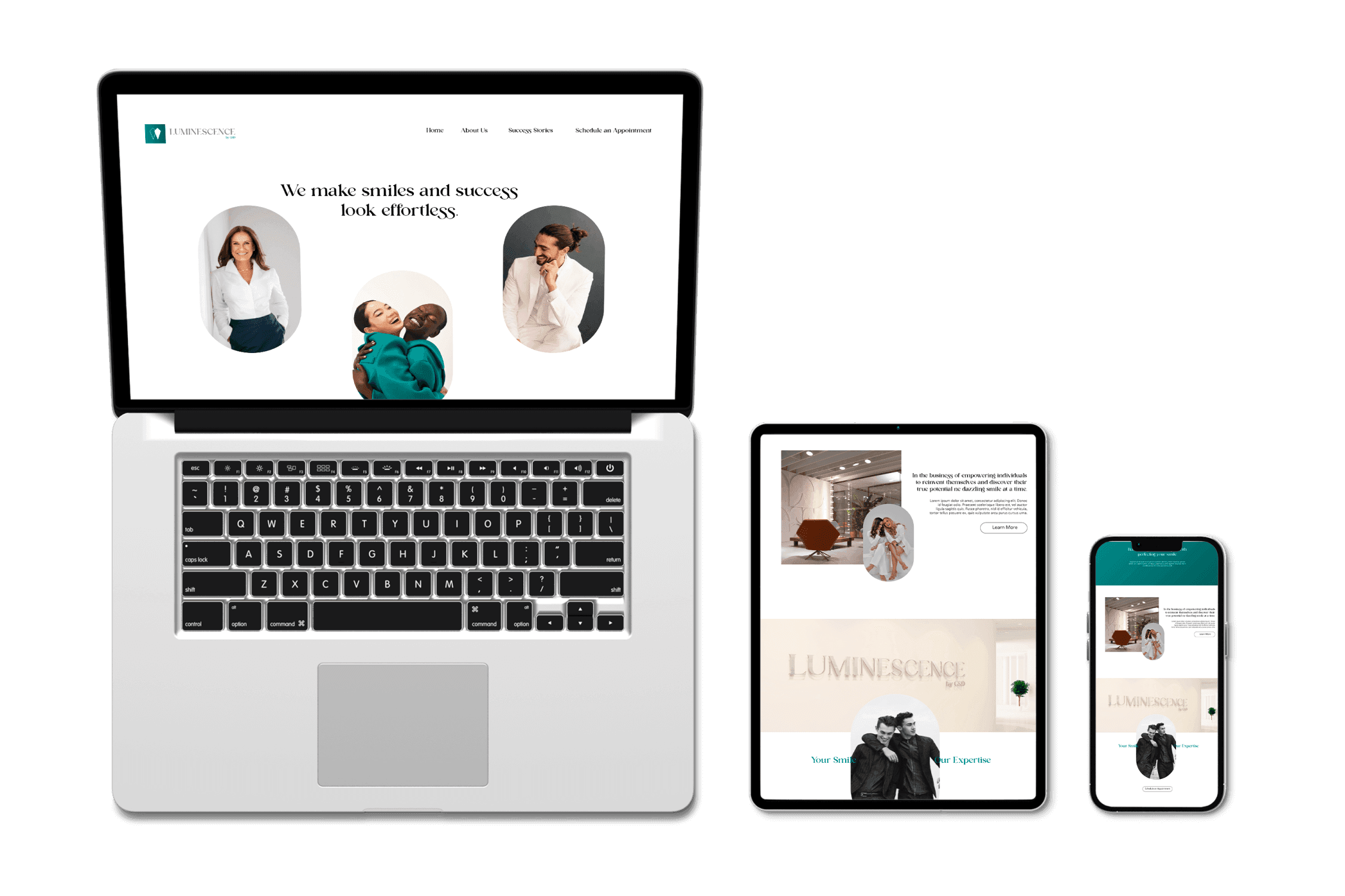 Custom built websites for dental clinics
